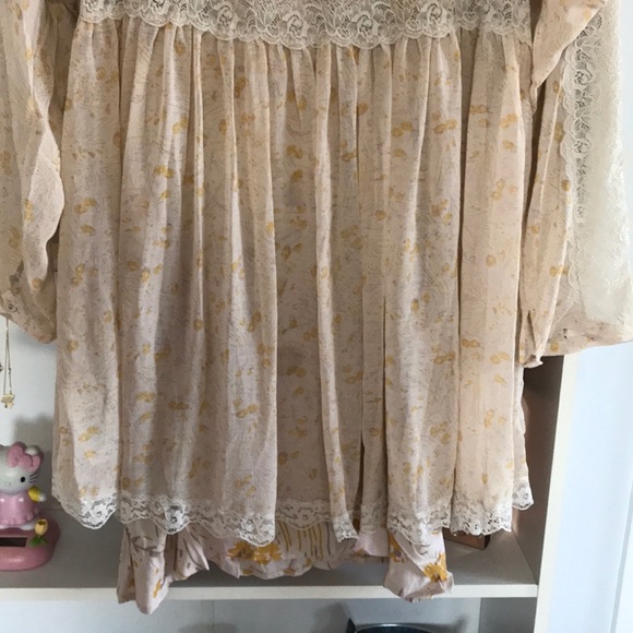 FREE PEOPLE Sheer Romance Floral Mini Dress - Picture 9 of 13